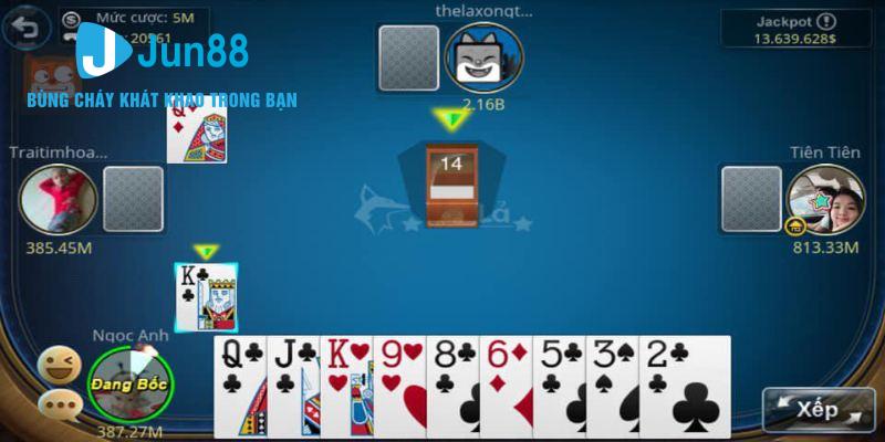 Phỏm online thiết kế chỉnh chu về giao diện